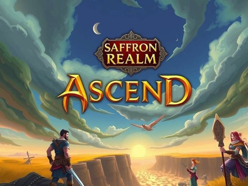 Saffron Realm Ascend Game Banner